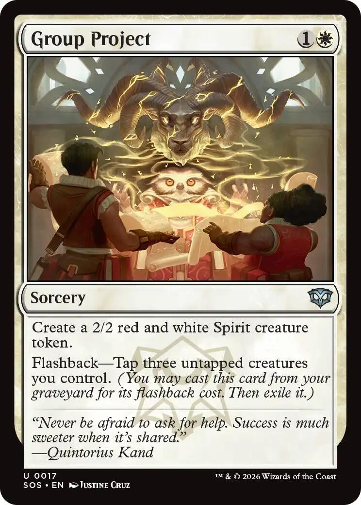 Image for Group Project (Secrets of Strixhaven) (17) - Magic: The Gathering