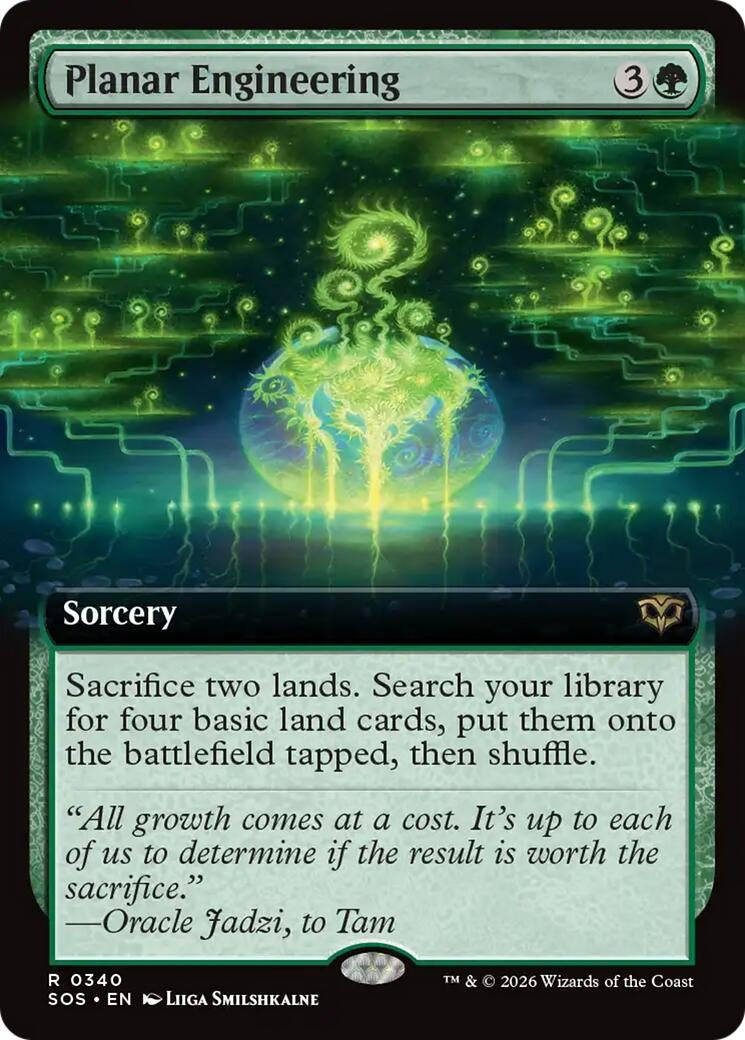 Image for Planar Engineering (Extended Art) (Secrets of Strixhaven) (340) - Magic: The Gathering