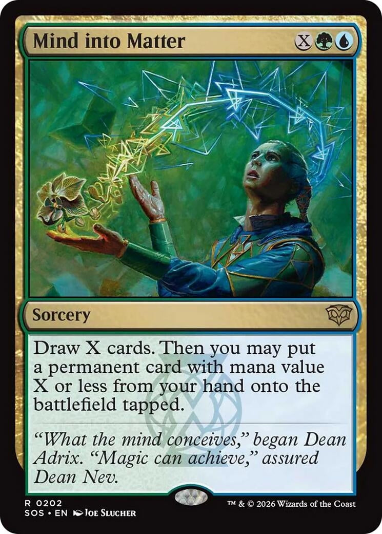 Image for Mind into Matter (Secrets of Strixhaven) (202) - Magic: The Gathering