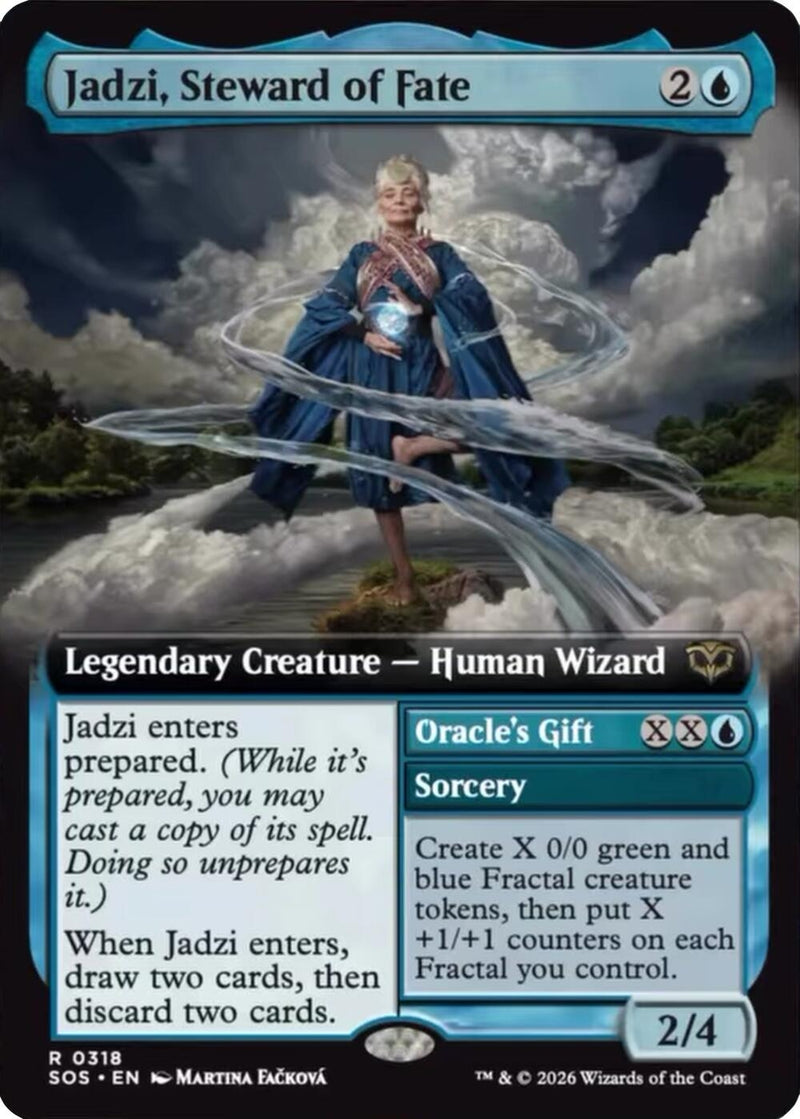 Image for Jadzi, Steward of Fate (Extended Art) (Secrets of Strixhaven) (318) - Magic: The Gathering