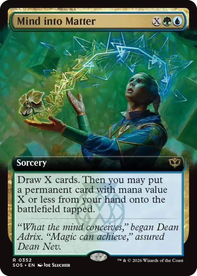 Image for Mind into Matter (Extended Art) (Secrets of Strixhaven) (352) - Magic: The Gathering