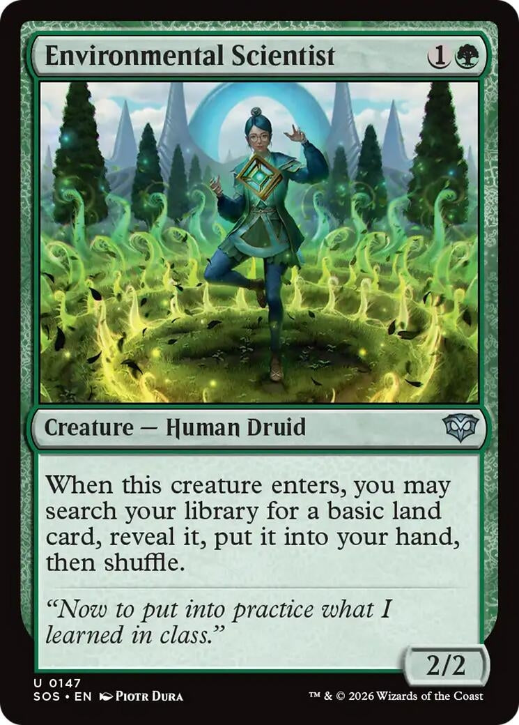 Image for Environmental Scientist (Secrets of Strixhaven) (147) - Magic: The Gathering