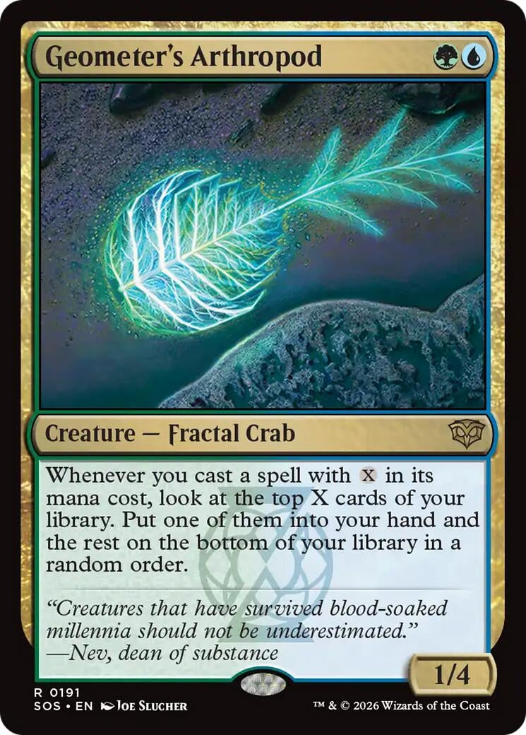 Image for Geometer's Arthropod (Secrets of Strixhaven) (191) - Magic: The Gathering