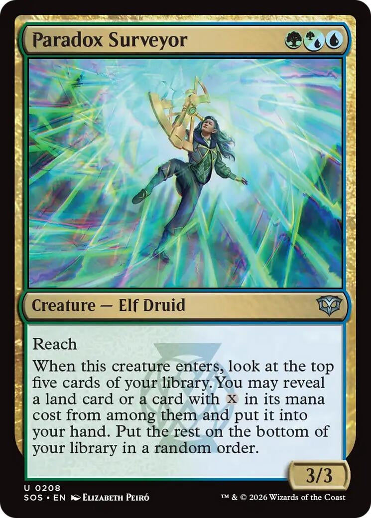Image for Paradox Surveyor (Secrets of Strixhaven) (208) - Magic: The Gathering