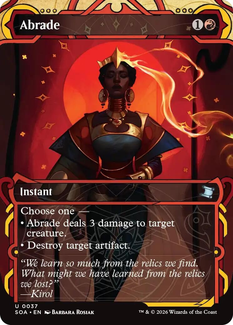 Image for Abrade (Secrets of Strixhaven: Mystical Archive) (37) - Magic: The Gathering
