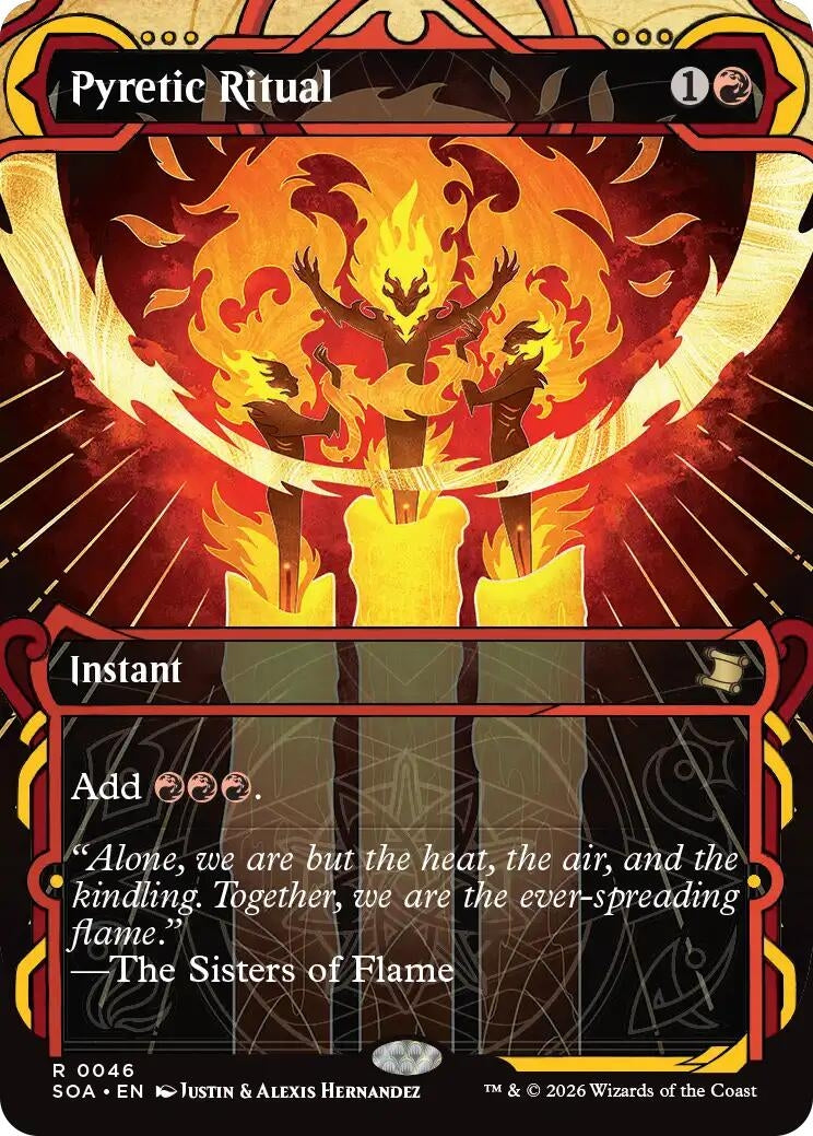 Image for Pyretic Ritual (Secrets of Strixhaven: Mystical Archive) (46) - Magic: The Gathering