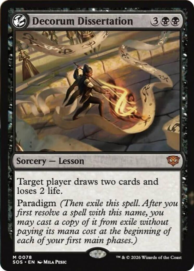 Image for Decorum Dissertation (Secrets of Strixhaven) (78) - Magic: The Gathering