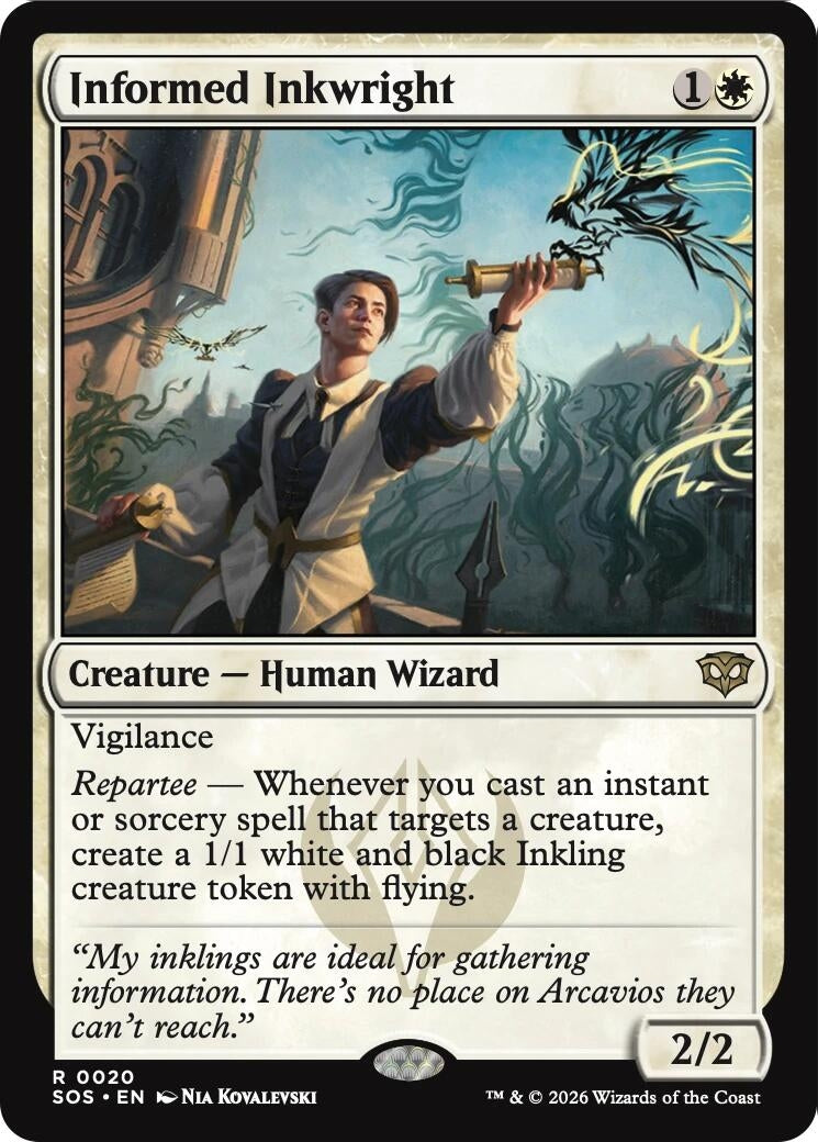 Image for Informed Inkwright (Secrets of Strixhaven) (20) - Magic: The Gathering