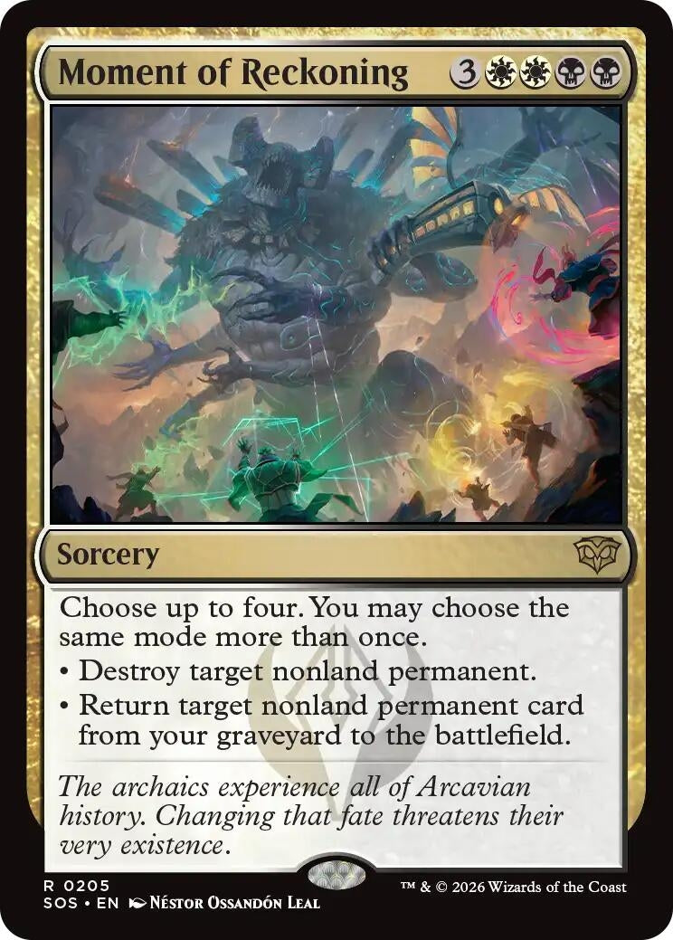 Image for Moment of Reckoning (Secrets of Strixhaven) (205) - Magic: The Gathering