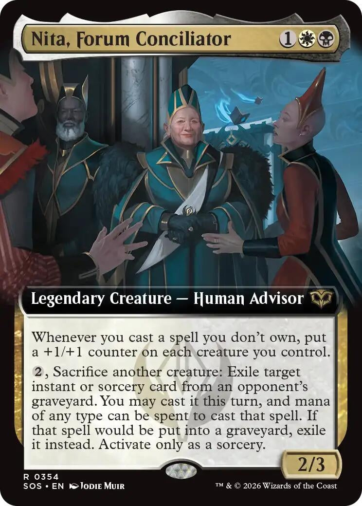 Image for Nita, Forum Conciliator (Extended Art) (Secrets of Strixhaven) (354) - Magic: The Gathering