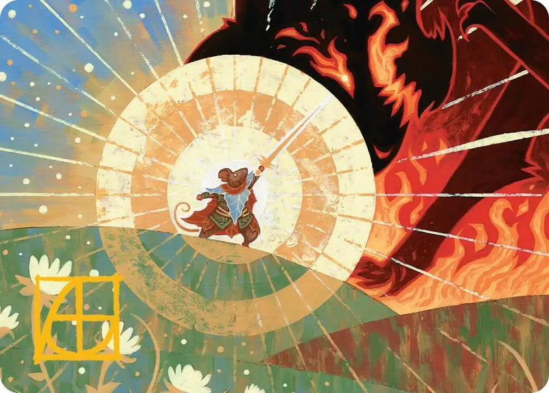 Image for Repel Calamity Art Card (Gold-Stamped Signature) (Art Series: Secrets of Strixhaven) (43) (ASSOS) - Magic: The Gathering