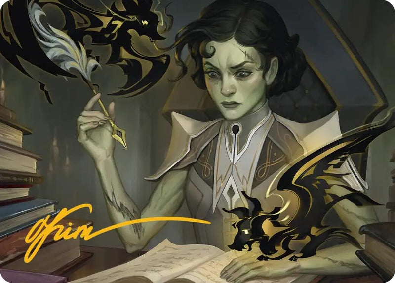 Image for Eternal Student Art Card (Gold-Stamped Signature) (Art Series: Secrets of Strixhaven) (11) (ASSOS) - Magic: The Gathering