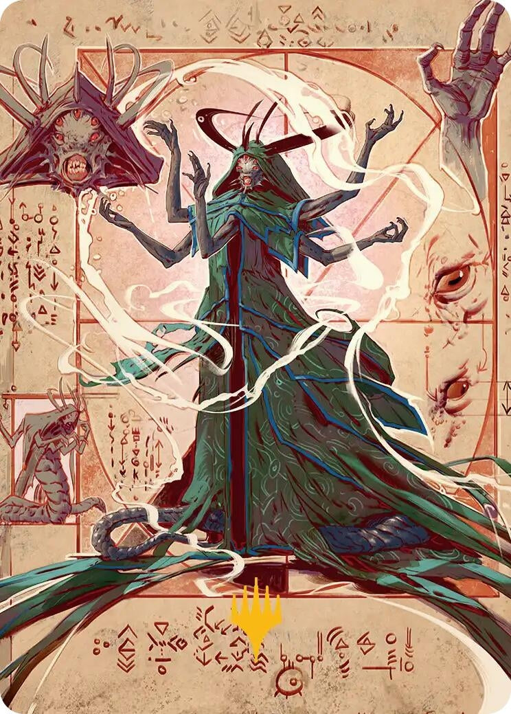 Image for Tragedy Feaster Art Card (Gold-Stamped Planeswalker Symbol) (Art Series: Secrets of Strixhaven) (30) (ASSOS) - Magic: The Gathering