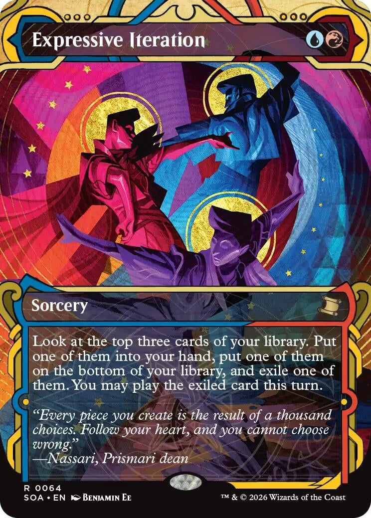 Image for Expressive Iteration (Secrets of Strixhaven: Mystical Archive) (64) - Magic: The Gathering