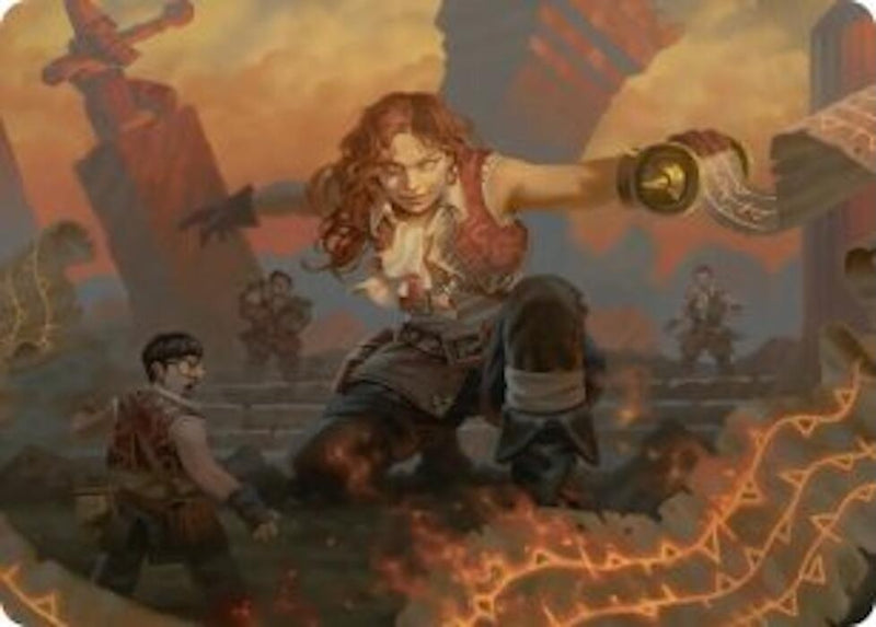 Image for Zealous Lorecaster Art Card (Art Series: Secrets of Strixhaven) (14) (ASSOS) - Magic: The Gathering