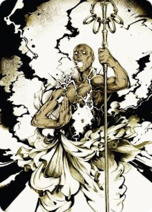 Image for Burst Lightning Art Card (Art Series: Secrets of Strixhaven) (51) (ASSOS) - Magic: The Gathering