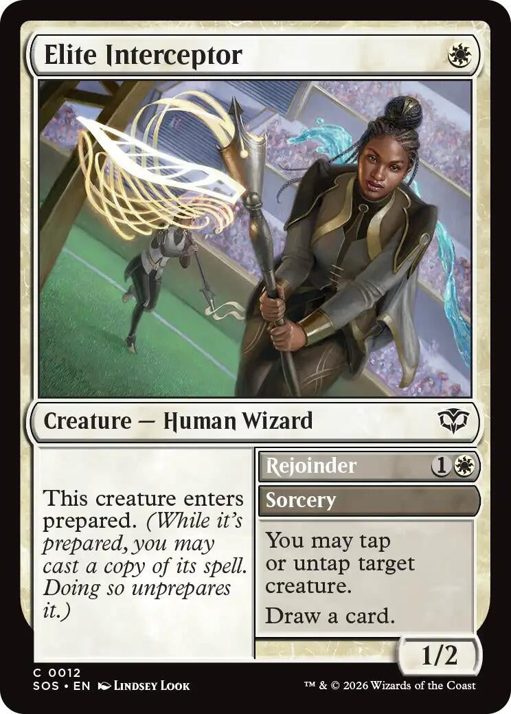 Image for Elite Interceptor (Secrets of Strixhaven) (12) - Magic: The Gathering