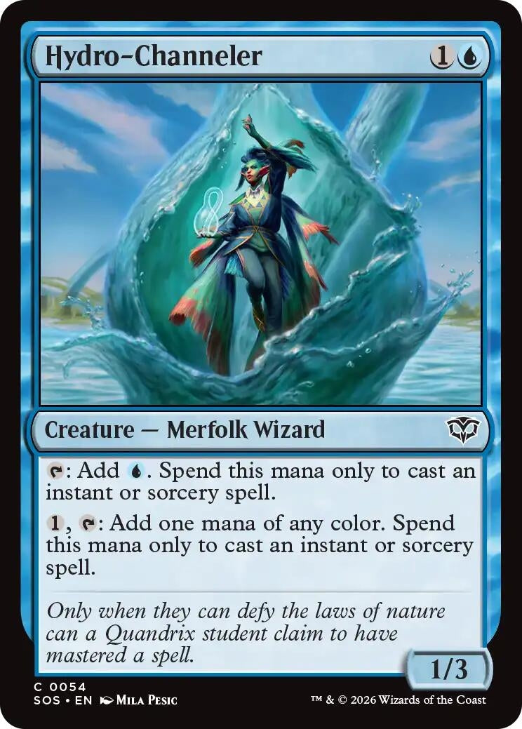 Image for Hydro-Channeler (Secrets of Strixhaven) (54) - Magic: The Gathering