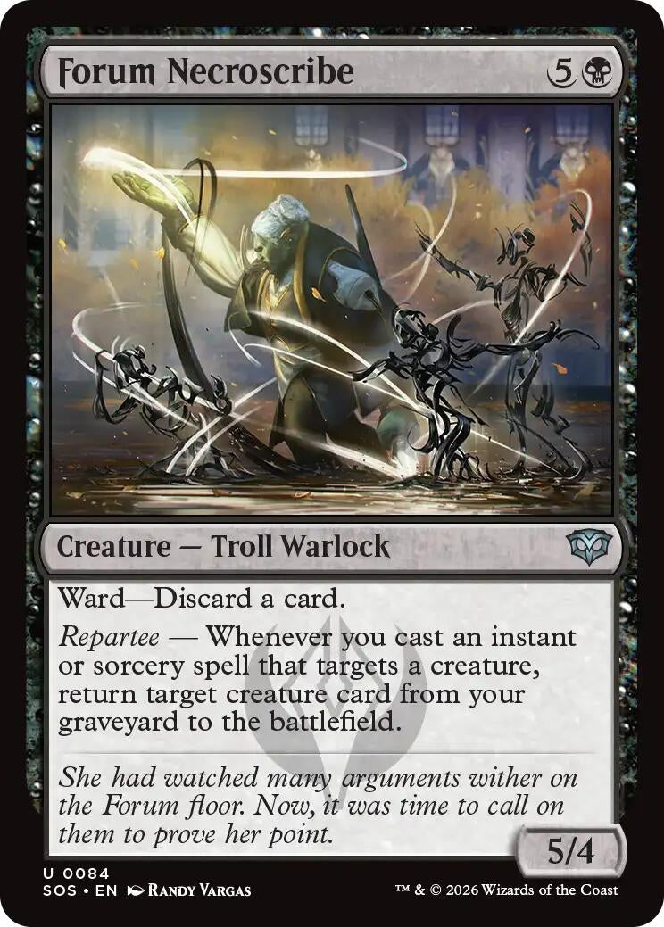 Image for Forum Necroscribe (Secrets of Strixhaven) (84) - Magic: The Gathering
