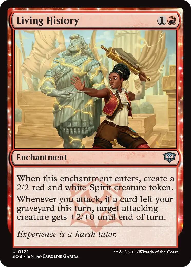 Image for Living History (Secrets of Strixhaven) (121) - Magic: The Gathering