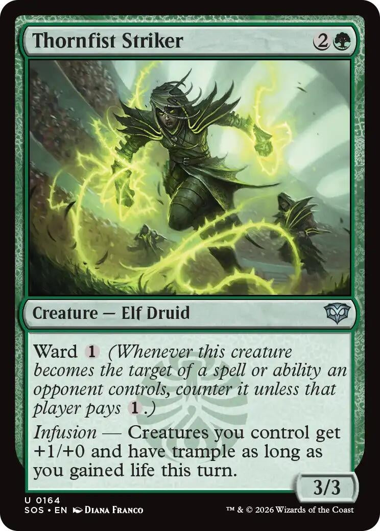 Image for Thornfist Striker (Secrets of Strixhaven) (164) - Magic: The Gathering