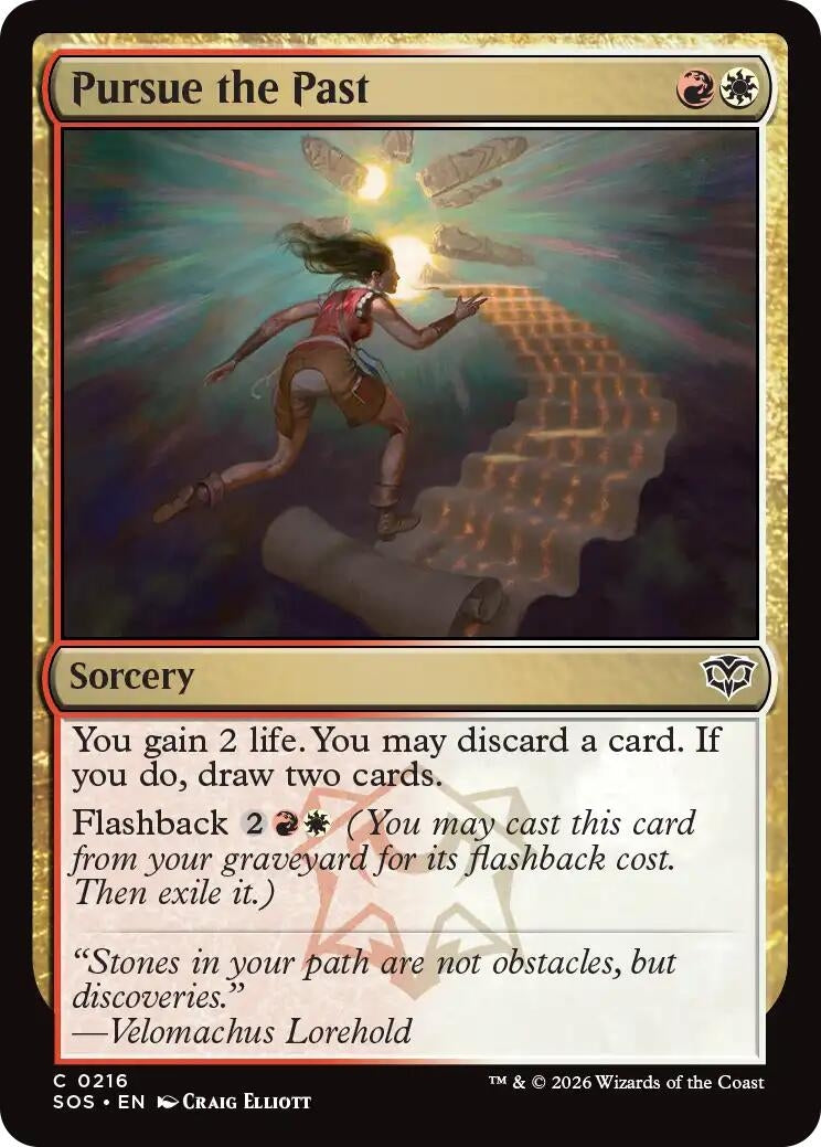 Image for Pursue the Past (Secrets of Strixhaven) (216) - Magic: The Gathering