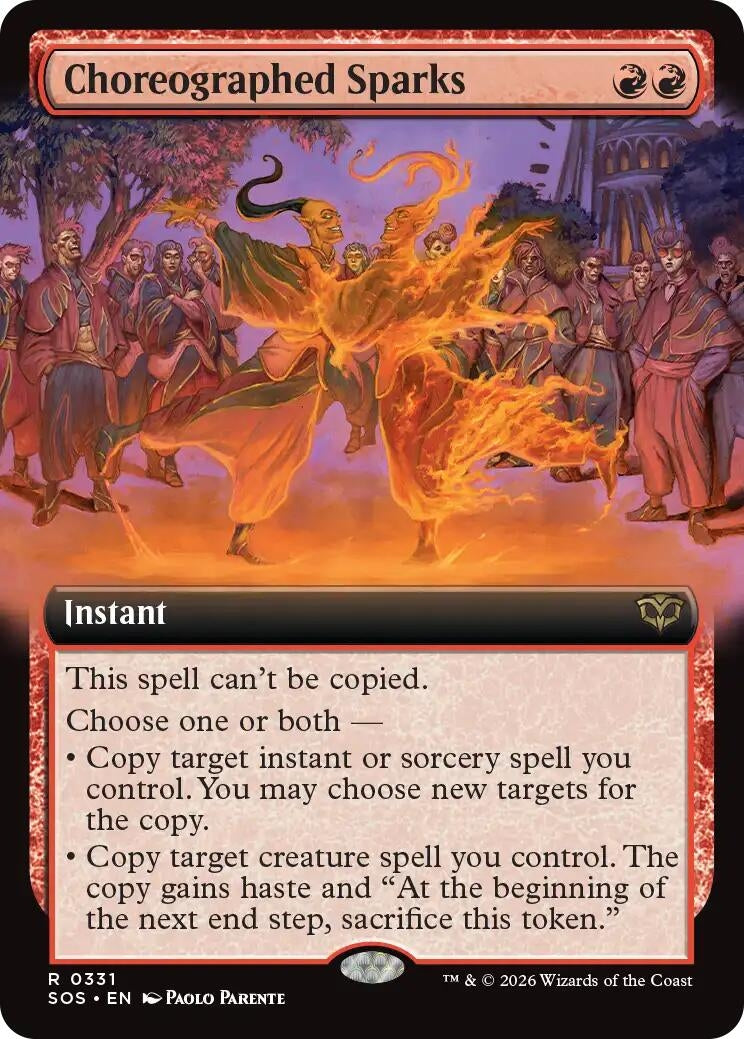 Image for Choreographed Sparks (Extended Art) (Secrets of Strixhaven) (331) - Magic: The Gathering
