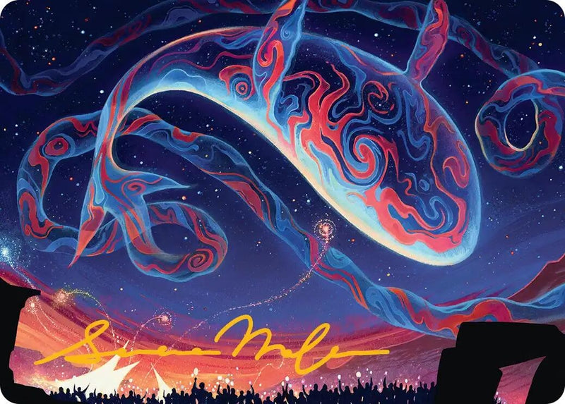 Image for Spectacular Skywhale Art Card (Gold-Stamped Signature) (Art Series: Secrets of Strixhaven) (24) (ASSOS) - Magic: The Gathering