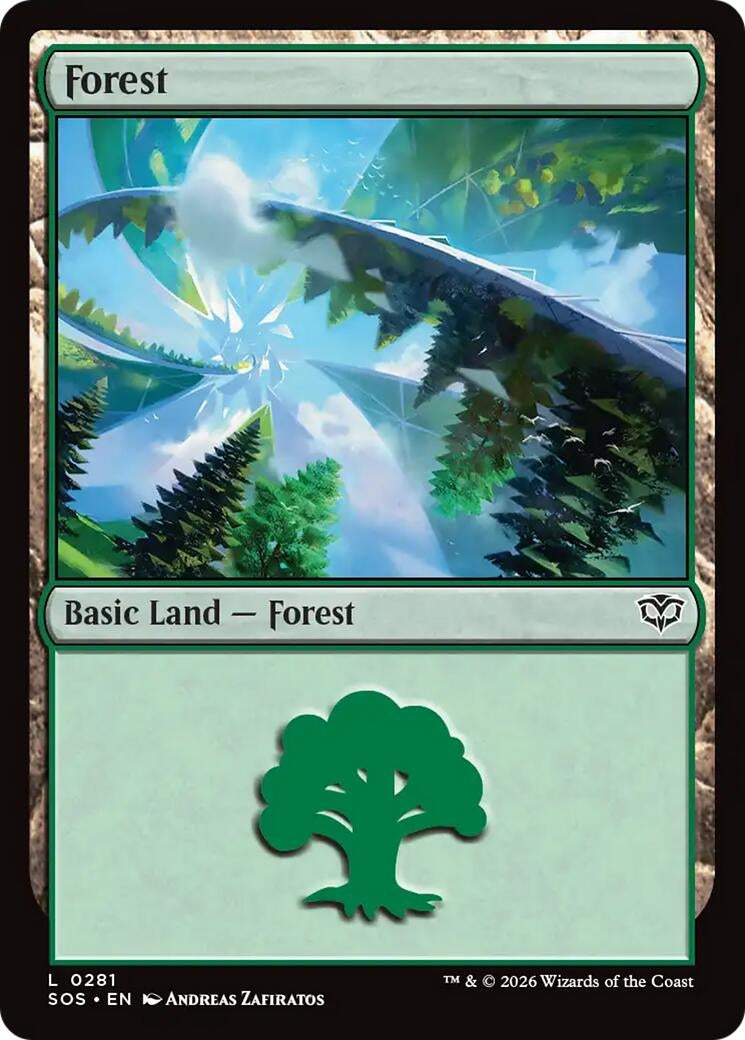 Image for Forest (0281) (Secrets of Strixhaven) (281) - Magic: The Gathering