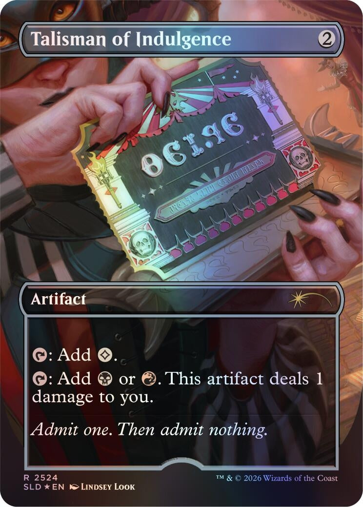 Image for Talisman of Indulgence (Secret Lair Drop Series) (2524) (SLD) - Magic: The Gathering