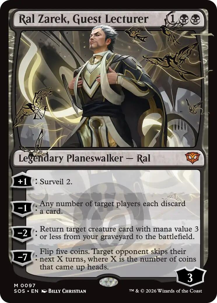Image for Ral Zarek, Guest Lecturer (Promo Pack: Secrets of Strixhaven) (97) - Magic: The Gathering