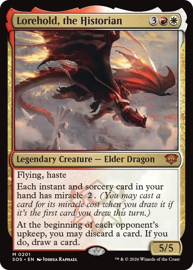 Image for Lorehold, the Historian (Promo Pack: Secrets of Strixhaven) (201) (PPSOS) - Magic: The Gathering