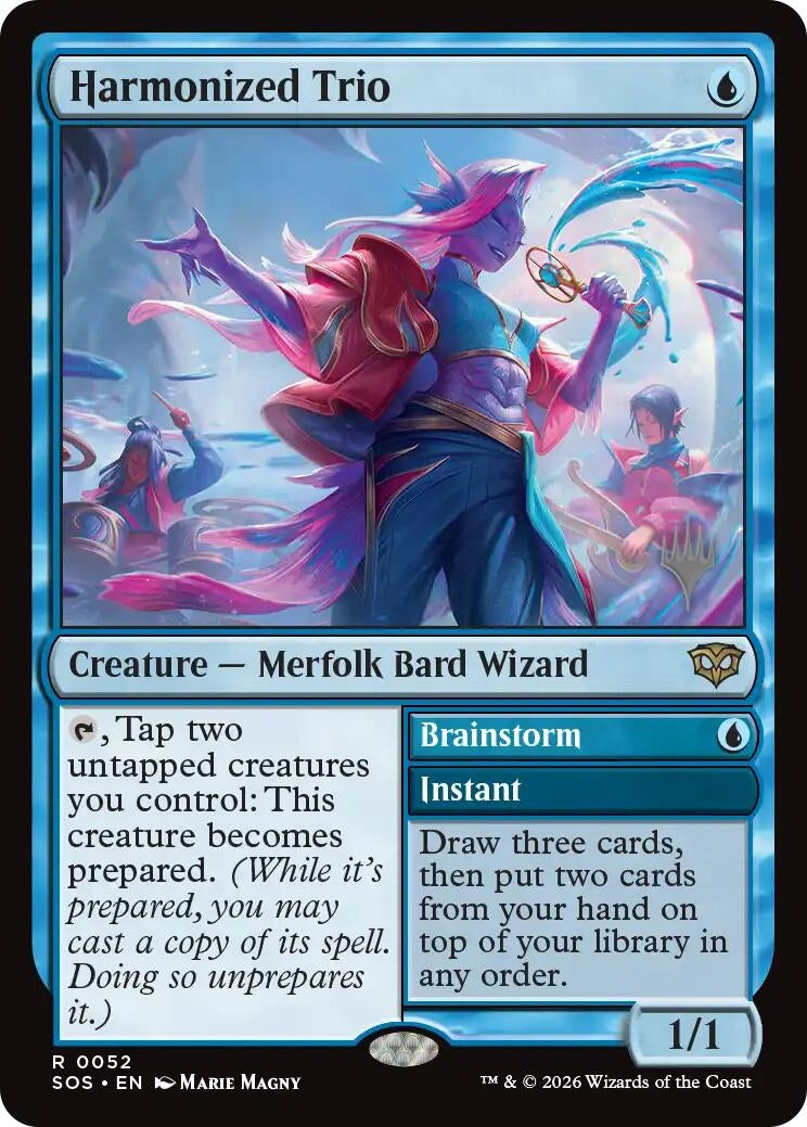 Image for Harmonized Trio (Promo Pack: Secrets of Strixhaven) (52) - Magic: The Gathering