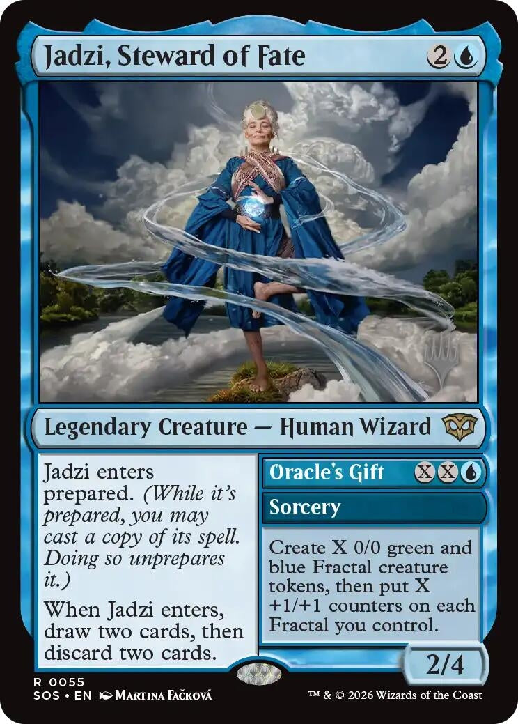 Image for Jadzi, Steward of Fate (Promo Pack: Secrets of Strixhaven) (55) - Magic: The Gathering