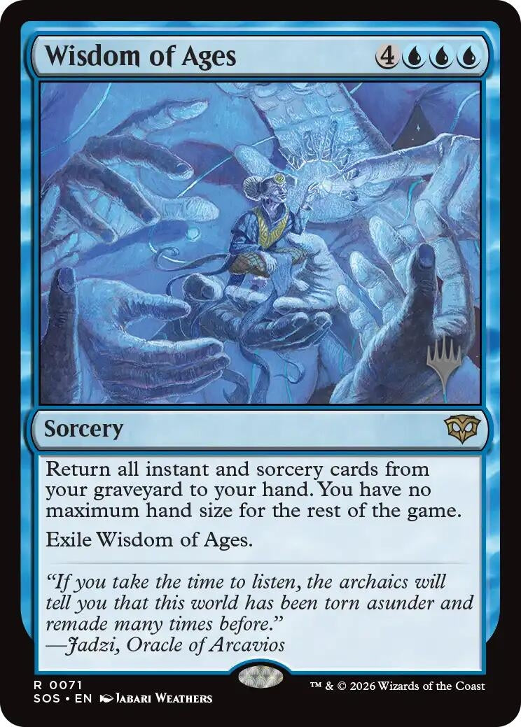 Image for Wisdom of Ages (Promo Pack: Secrets of Strixhaven) (71) - Magic: The Gathering