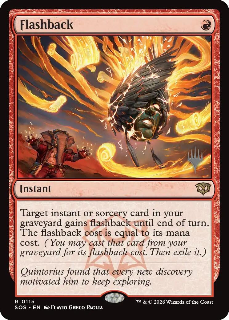 Image for Flashback (Promo Pack: Secrets of Strixhaven) (115) - Magic: The Gathering