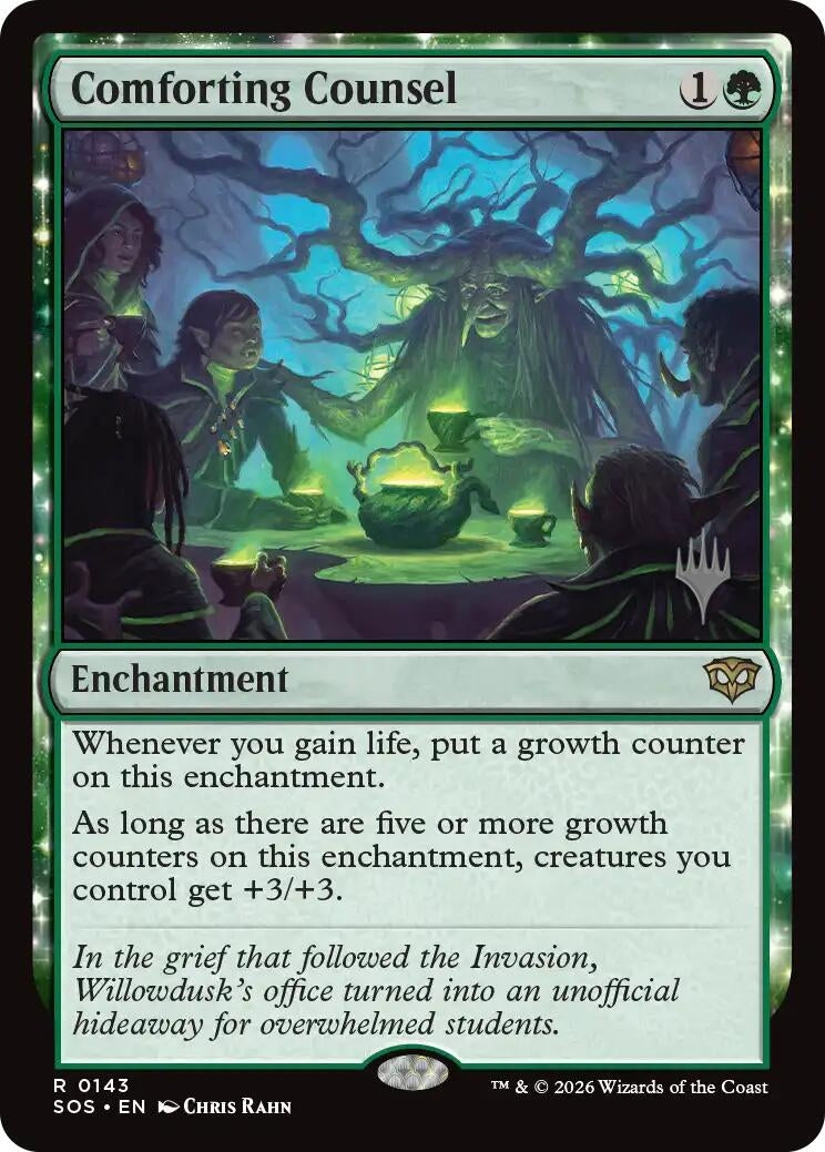 Image for Comforting Counsel (Promo Pack: Secrets of Strixhaven) (143) - Magic: The Gathering
