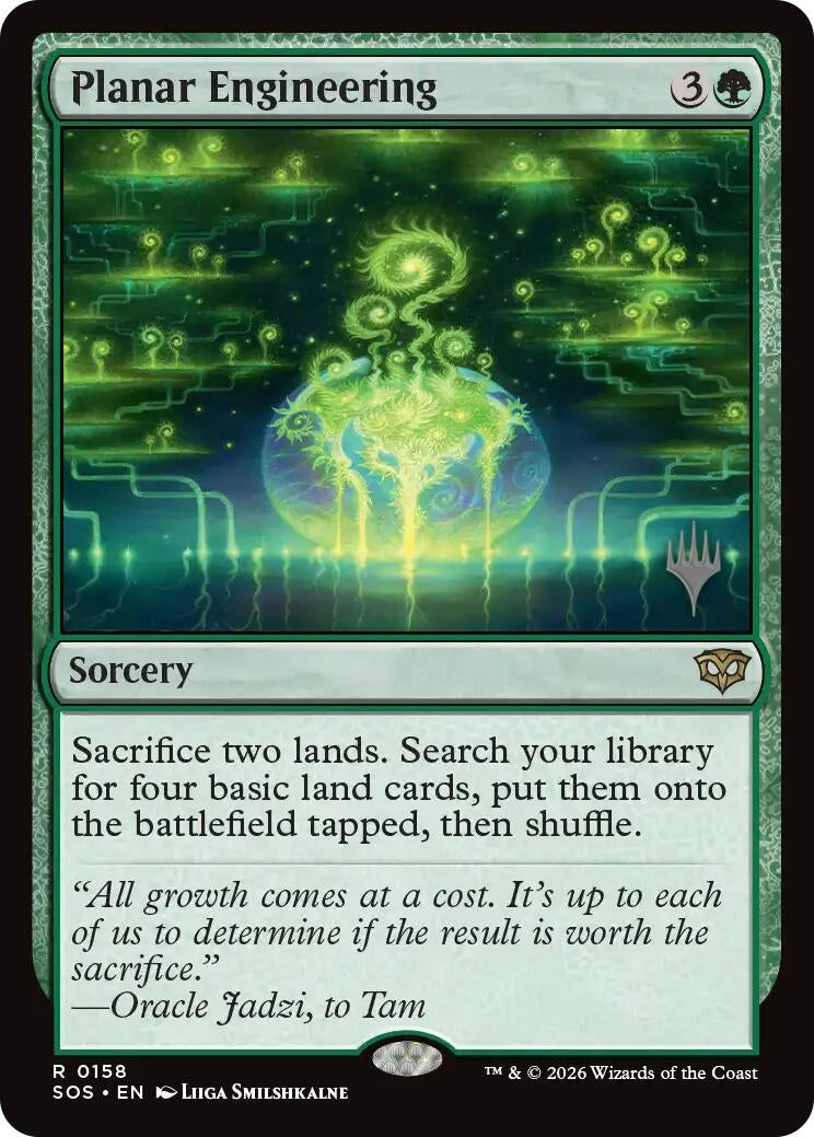 Image for Planar Engineering (Promo Pack: Secrets of Strixhaven) (158) - Magic: The Gathering