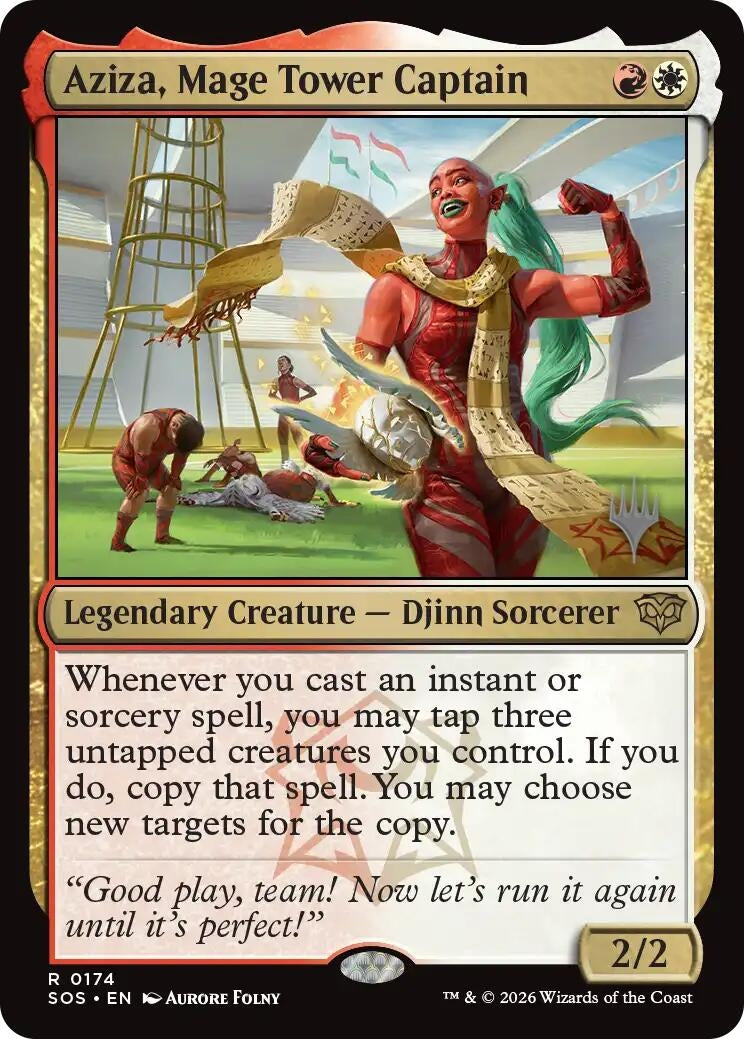 Image for Aziza, Mage Tower Captain (Promo Pack: Secrets of Strixhaven) (174) - Magic: The Gathering