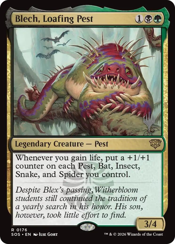 Blech, Loafing Pest (Promo Pack: Secrets of Strixhaven) (176)