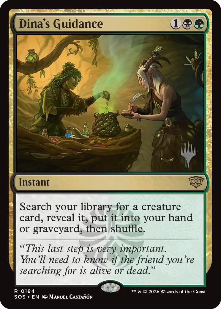 Image for Dina's Guidance (Promo Pack: Secrets of Strixhaven) (184) - Magic: The Gathering