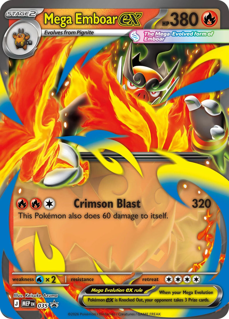 Image for Mega Emboar ex - 035 (ME: Mega Evolution Promo) (035) - Pokemon