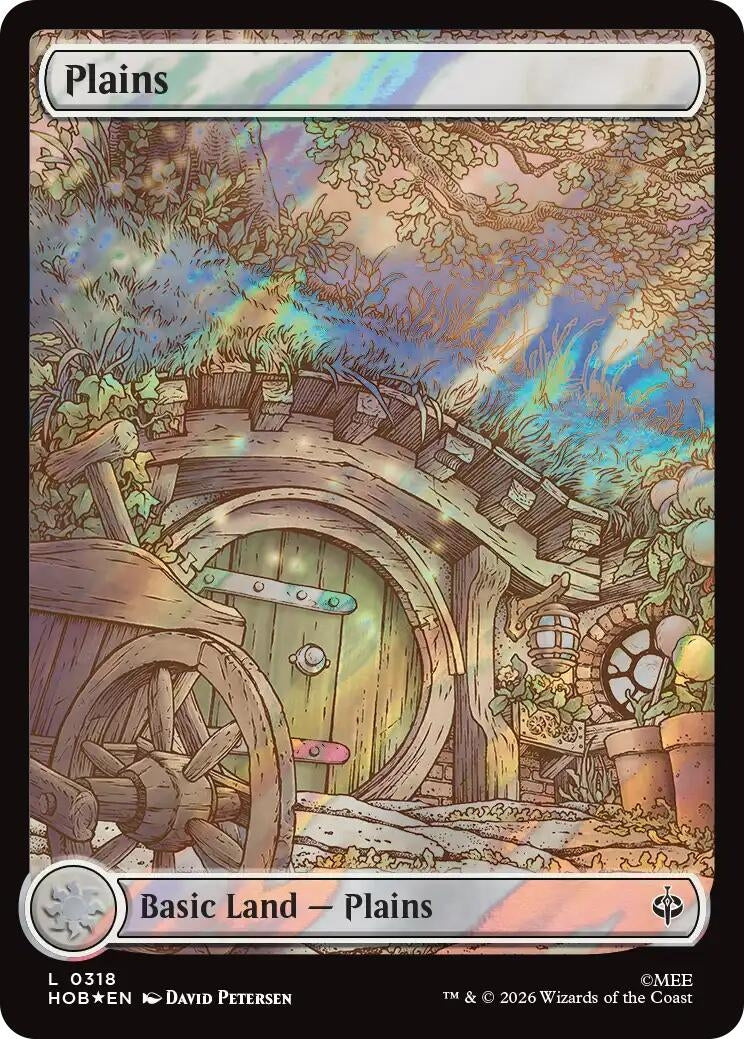 Image for Plains (0318) (Surge Foil) (The Hobbit) (318) (HOB) - Magic: The Gathering