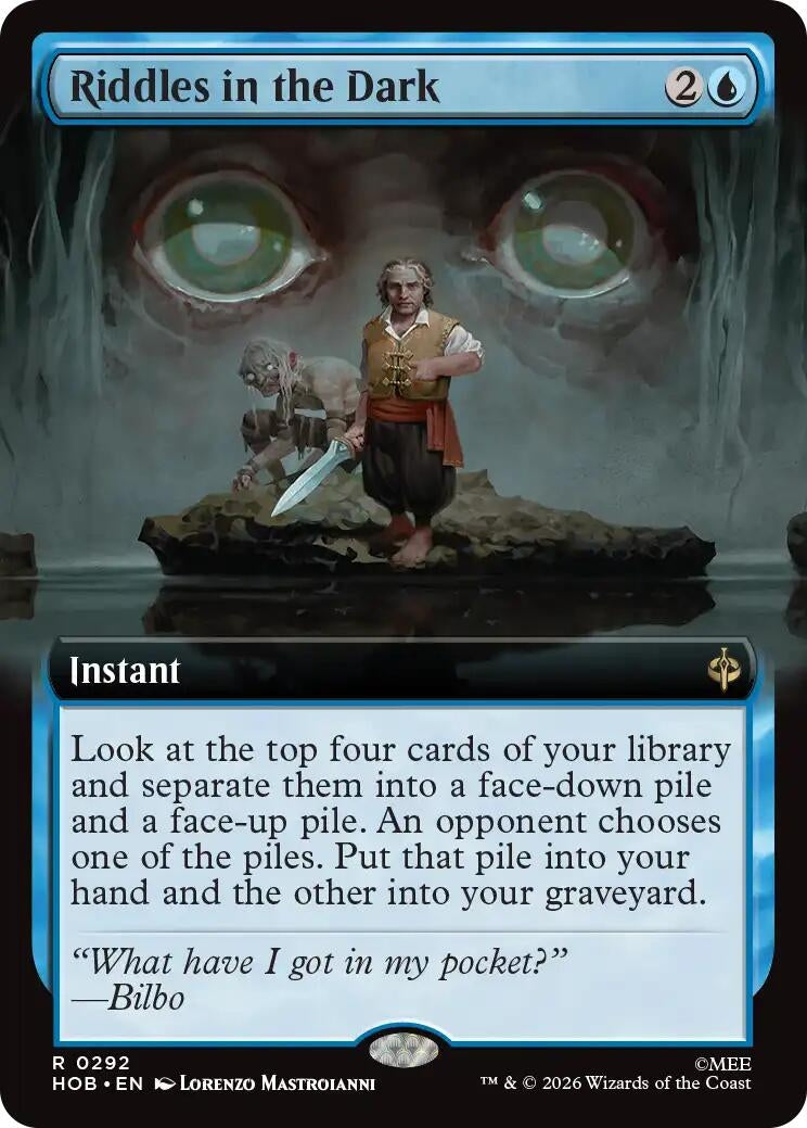 Image for Riddles in the Dark (Extended Art) (The Hobbit) (292) (HOB) - Magic: The Gathering
