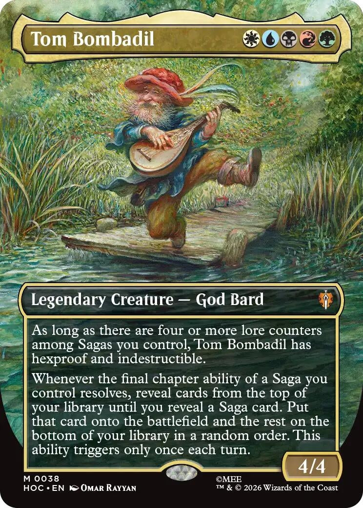 Image for Tom Bombadil (Borderless) (The Hobbit: Eternal-Legal) (38) (HOC) - Magic: The Gathering