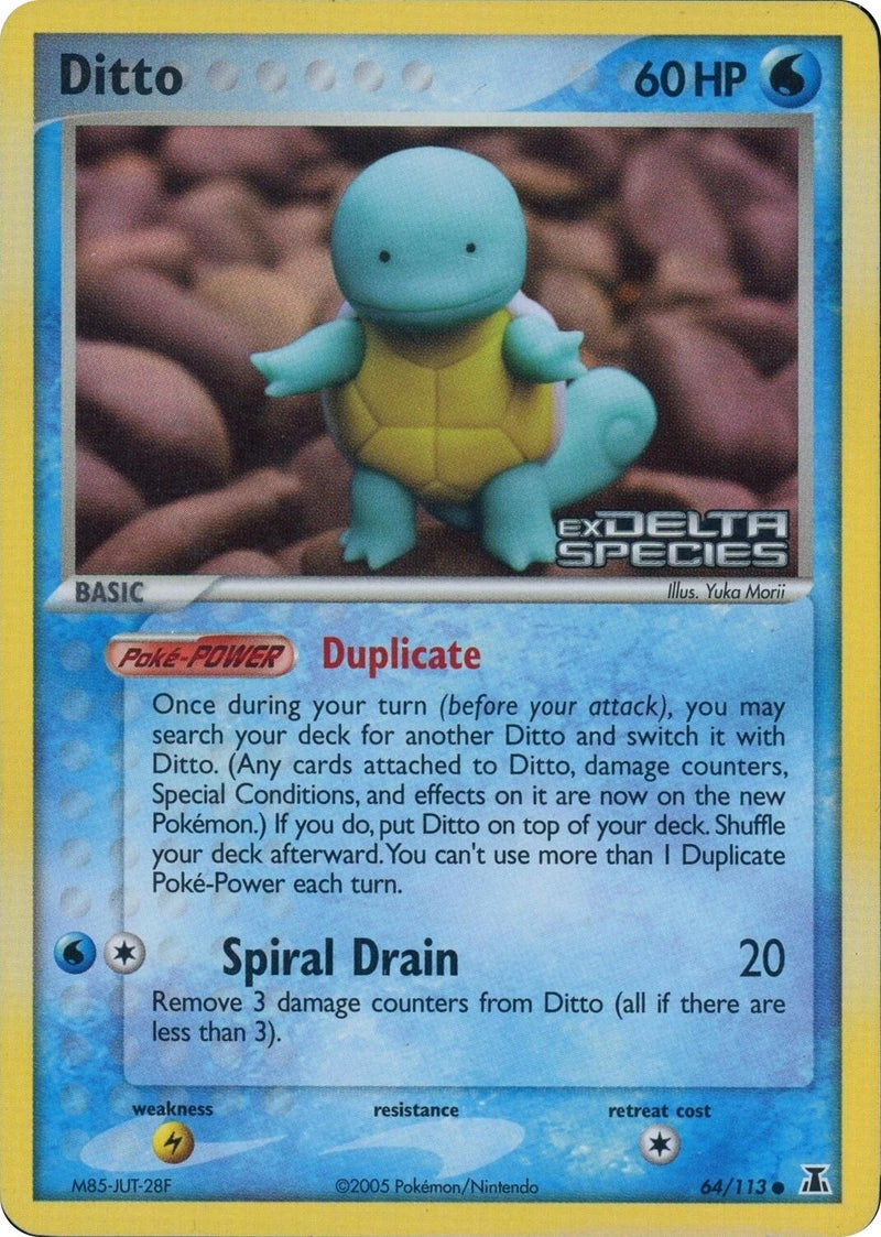 Image for Ditto - 64/113 (Squirtle) (Delta Species Stamped) (Miscellaneous Cards & Products) (064/113) - Pokemon