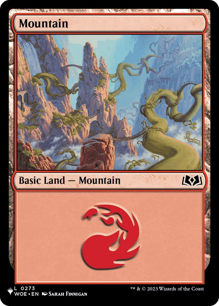 Image for Mountain (0273) (WOE) (The List Reprints) (273) (LIST) - Magic: The Gathering
