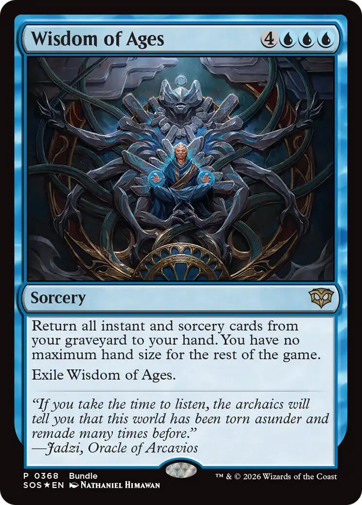 Wisdom of Ages (SOS Bundle) (Unique and Miscellaneous Promos) (368)