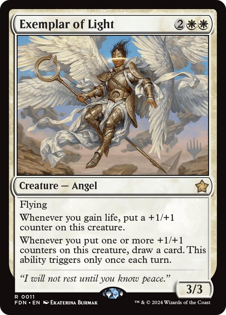 Image for Exemplar of Light (Promo Pack: Secrets of Strixhaven) (11) (PPSOS) - Magic: The Gathering