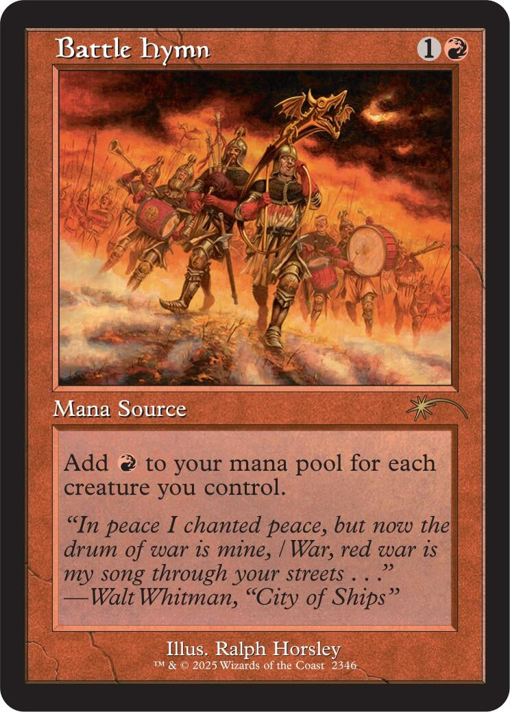 Image for Battle Hymn (Secret Lair Drop Series) (2346) (SLD) - Magic: The Gathering